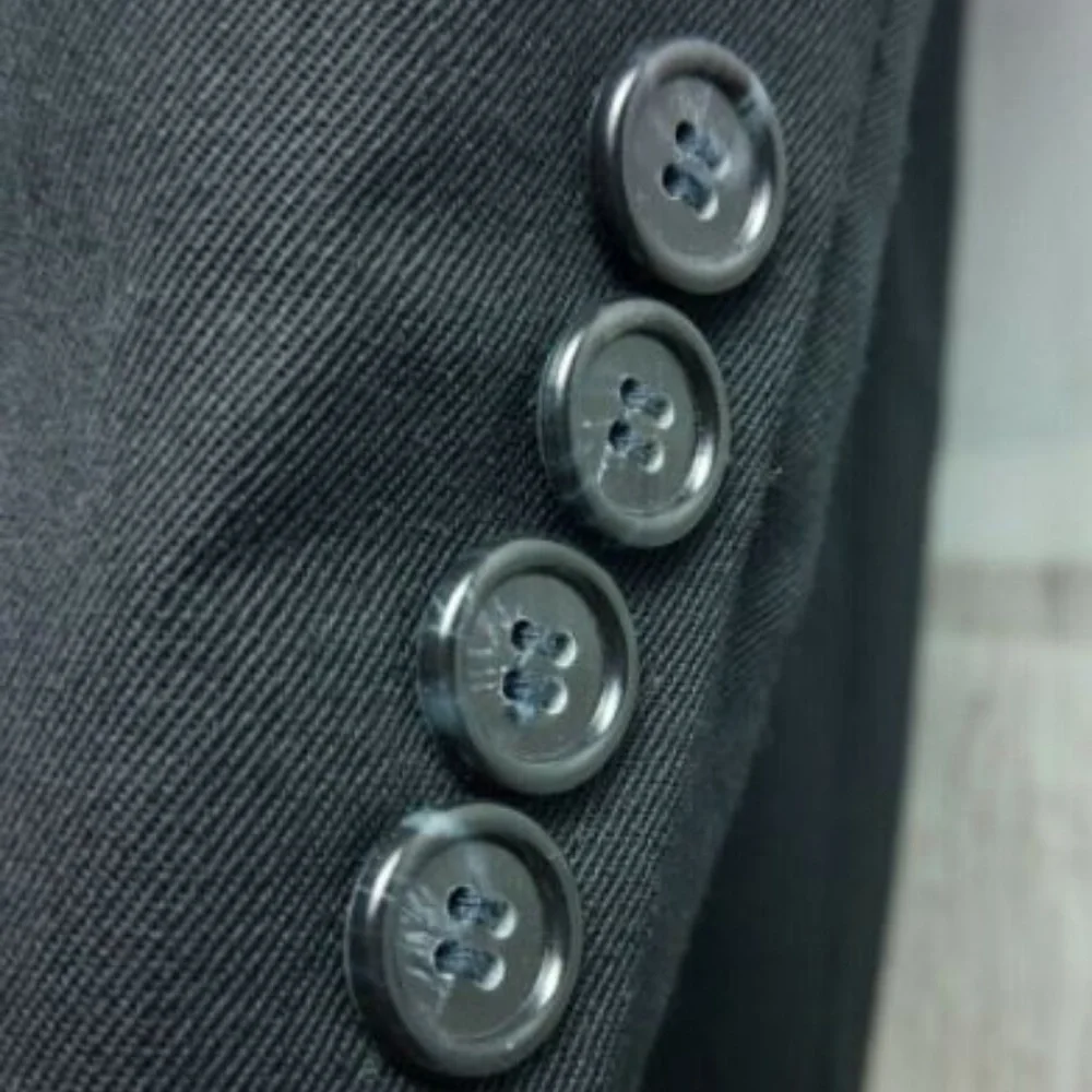 Haggar 42L Suit Blazer Sports Coat Black